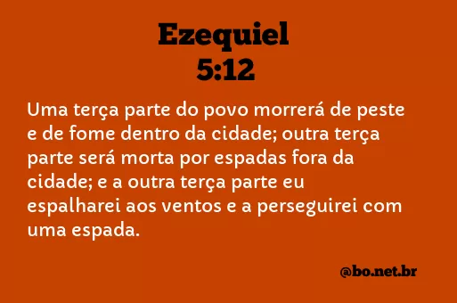 Ezequiel 5:12 NTLH