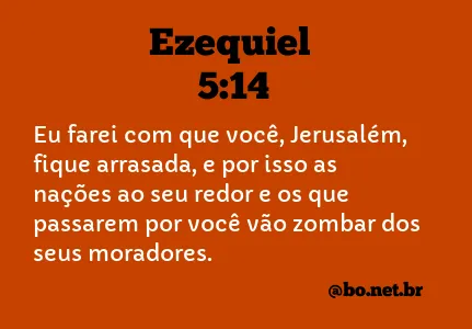 Ezequiel 5:14 NTLH