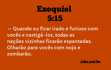 Ezequiel 5:15 NTLH
