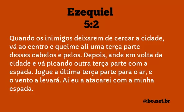 Ezequiel 5:2 NTLH