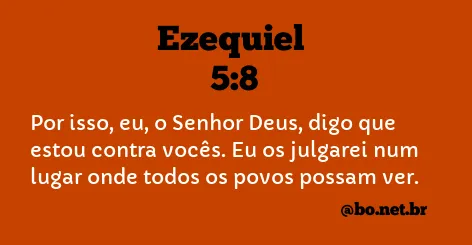 Ezequiel 5:8 NTLH