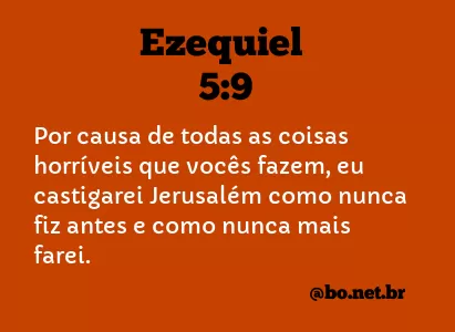 Ezequiel 5:9 NTLH