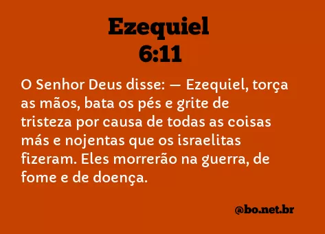 Ezequiel 6:11 NTLH