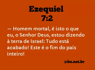 Ezequiel 7:2 NTLH