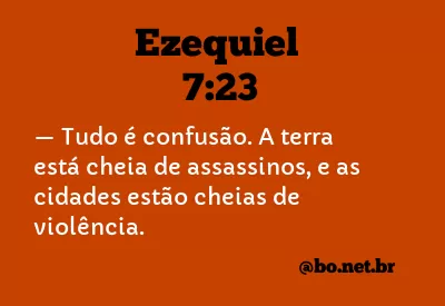Ezequiel 7:23 NTLH