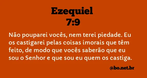 Ezequiel 7:9 NTLH