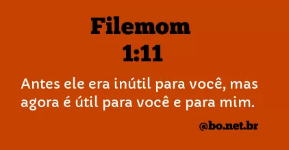 Filemom 1:11 NTLH