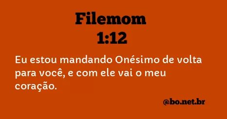 Filemom 1:12 NTLH