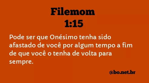 Filemom 1:15 NTLH
