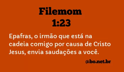 Filemom 1:23 NTLH