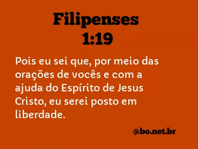 Filipenses 1:19 NTLH