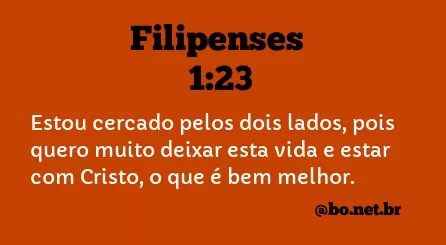 Filipenses 1:23 NTLH