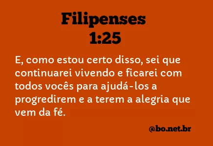 Filipenses 1:25 NTLH
