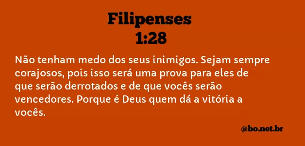 Filipenses 1:28 NTLH