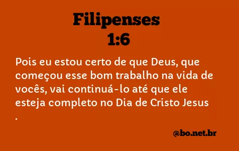 Filipenses 1:6 NTLH