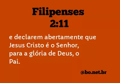 Filipenses 2:11 NTLH