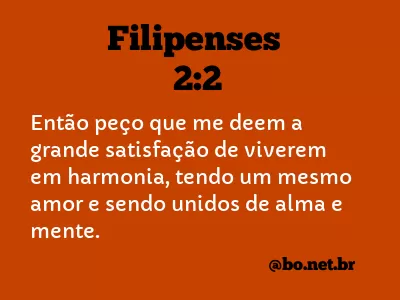 Filipenses 2:2 NTLH