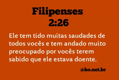 Filipenses 2:26 NTLH