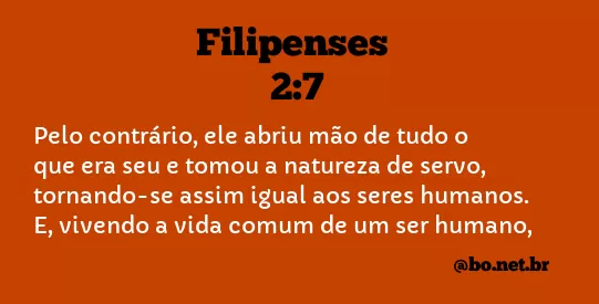 Filipenses 2:7 NTLH