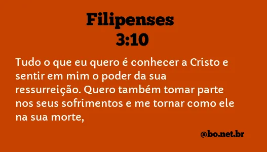 Filipenses 3:10 NTLH