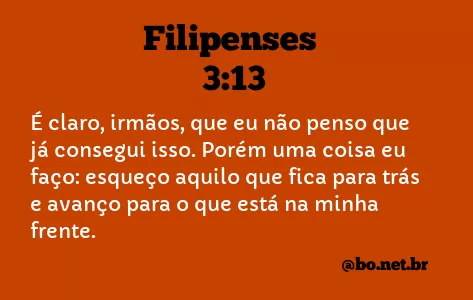 Filipenses 3:13 NTLH