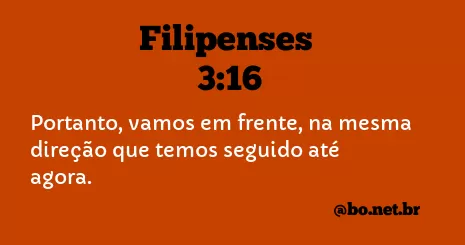 Filipenses 3:16 NTLH