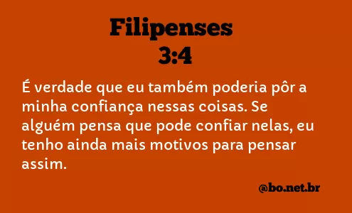 Filipenses 3:4 NTLH