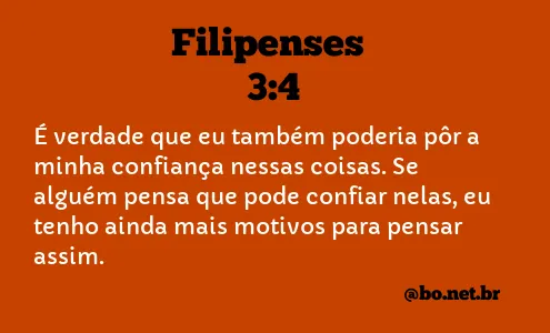 Filipenses 3:4 NTLH