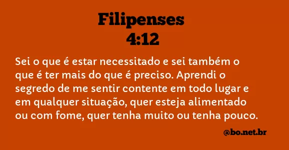 Filipenses 4:12 NTLH