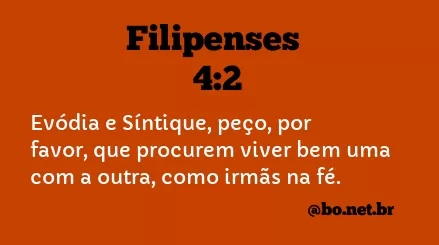 Filipenses 4:2 NTLH