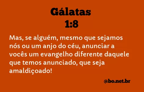 Gálatas 1:8 NTLH