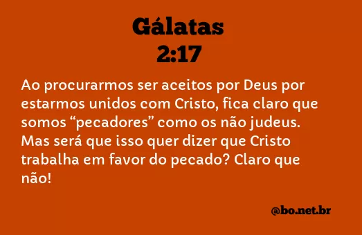 Gálatas 2:17 NTLH