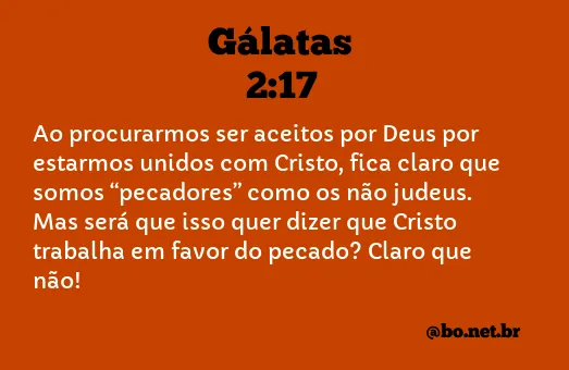 Gálatas 2:17 NTLH