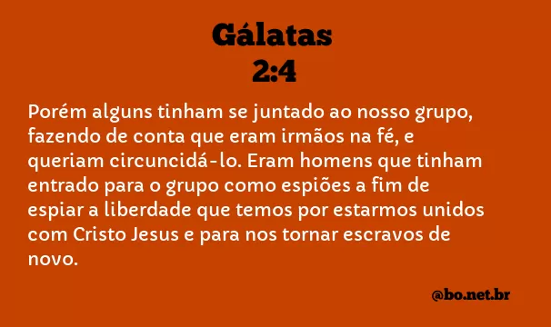 Gálatas 2:4 NTLH