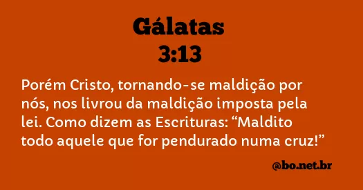 Gálatas 3:13 NTLH