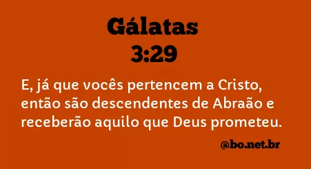 Gálatas 3:29 NTLH