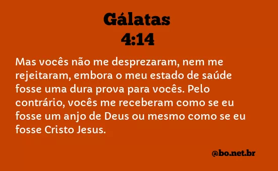 Gálatas 4:14 NTLH