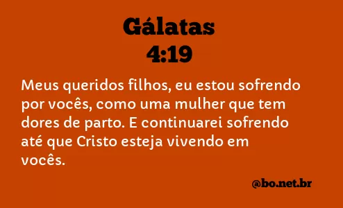 Gálatas 4:19 NTLH