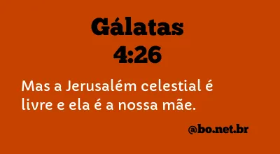 Gálatas 4:26 NTLH