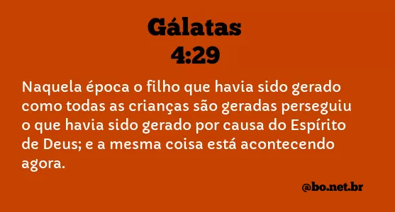 Gálatas 4:29 NTLH