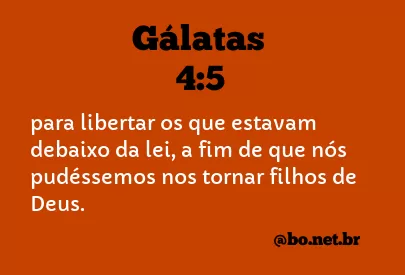 Gálatas 4:5 NTLH