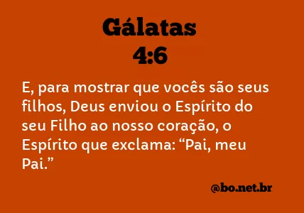 Gálatas 4:6 NTLH
