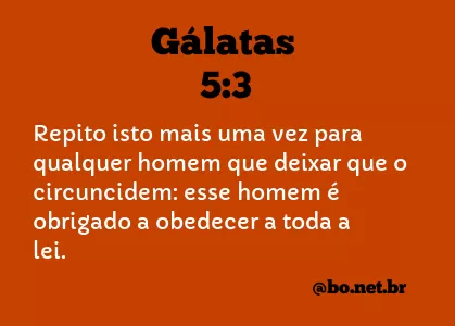 Gálatas 5:3 NTLH