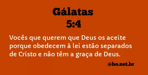 Gálatas 5:4 NTLH