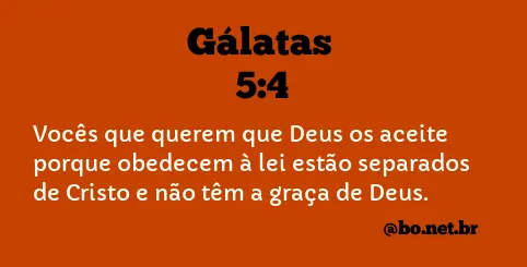 Gálatas 5:4 NTLH