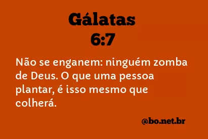 Gálatas 6:7 NTLH