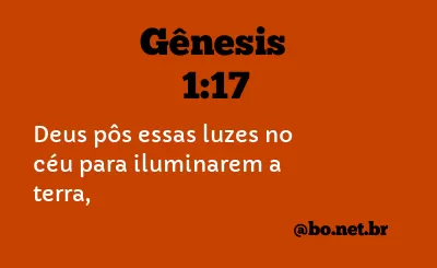 Gênesis 1:17 NTLH