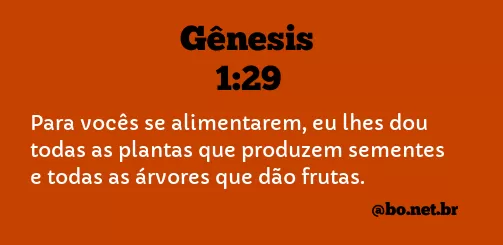 Gênesis 1:29 NTLH