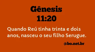 Gênesis 11:20 NTLH