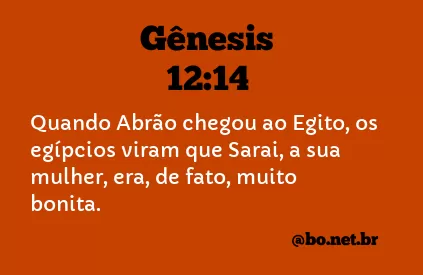 Gênesis 12:14 NTLH